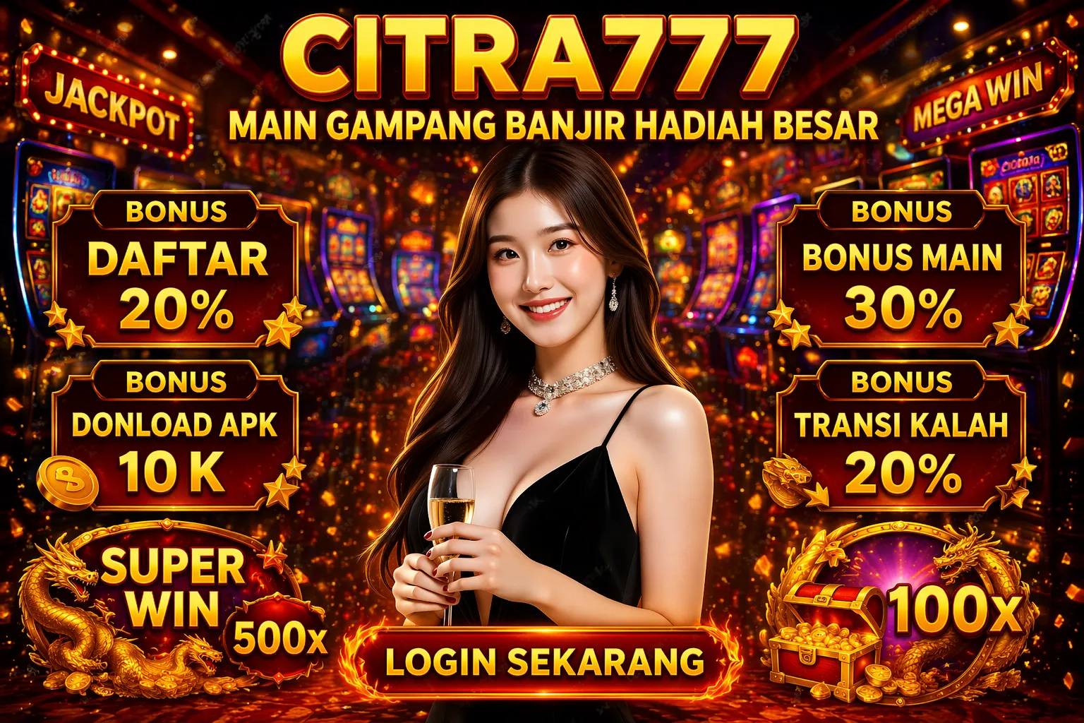 Galeri foto Citra777 : Bocoran Akses Pola Gacor Saldo Rekening Tetap Stabil di Jakarta